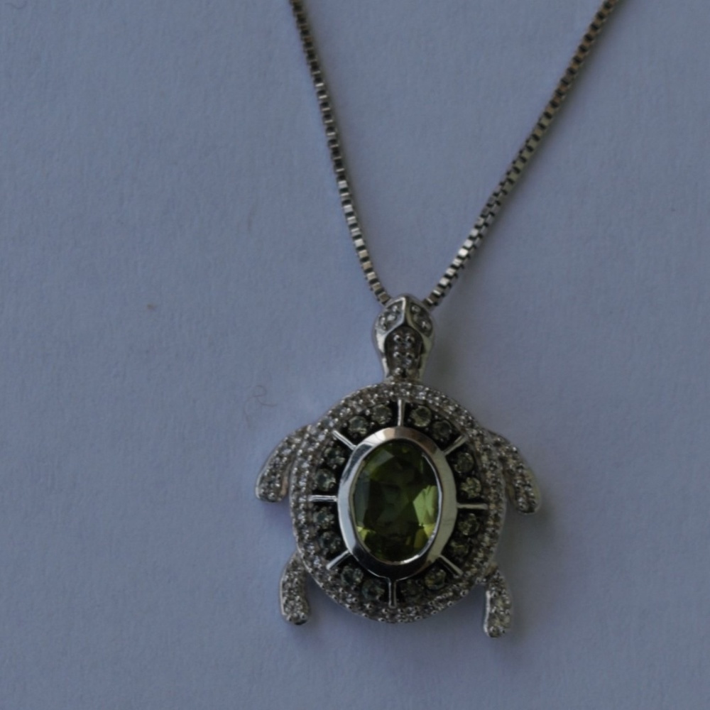 Peridot Sterling Silver Necklace & Braclet